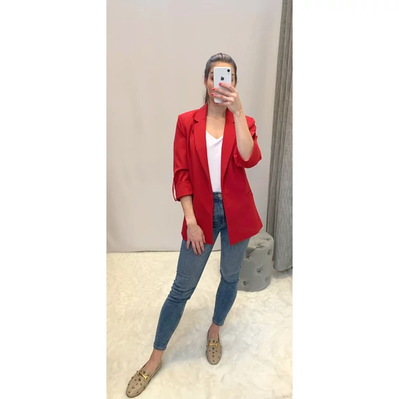 Barbi Hosszú Lezser Blézer