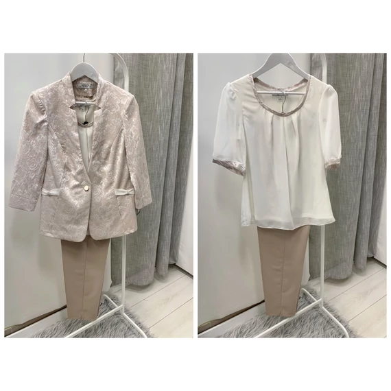 Jacquard Muszlin Toppos 3 Részes Kosztüm