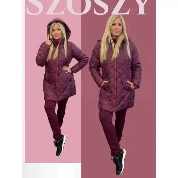 Steppelt Zippes Kapucnis Kabát