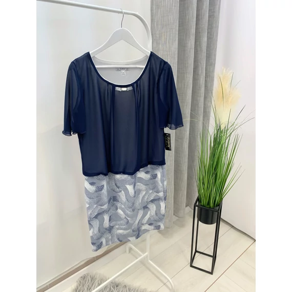 Jacquard Aljú Muszlin Tetejű Ruha